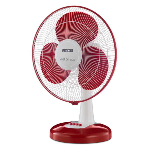 Buy Usha 400 mm Mist Air Flo Maroon Table Fan – Vasanth and Co