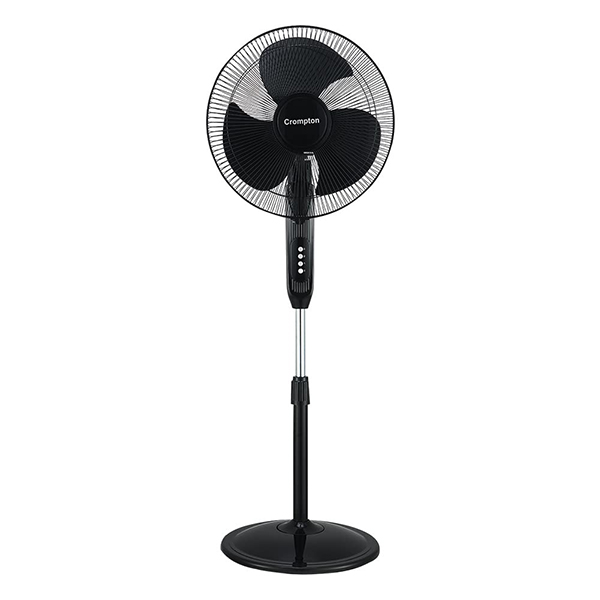 Buy Crompton 400 mm 16 Highspeed Gale Classic Black Pedestal Fan – Vasanth and Co