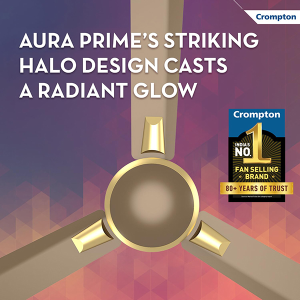 Buy Crompton 1200 mm 1 Star Aura Prime Antidust Ceiling Fan – Vasanth and Co