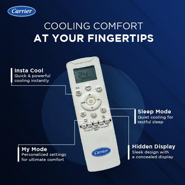 Buy Carrier 1 Ton 3 Star 12K XCEL LUMO Gxi Split Inverter AC - Vasanth & Co