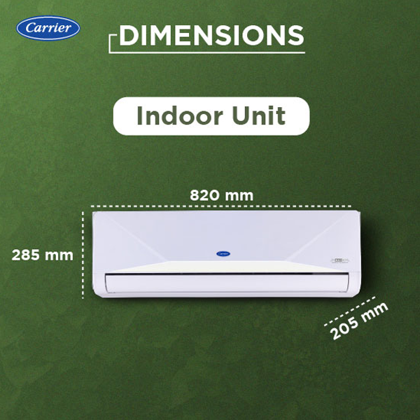 Buy Carrier 1.5 Ton 5 Star 19K XCEED LUMO Gxi Wi-Fi White Split Inverter AC - Vasanth & Co