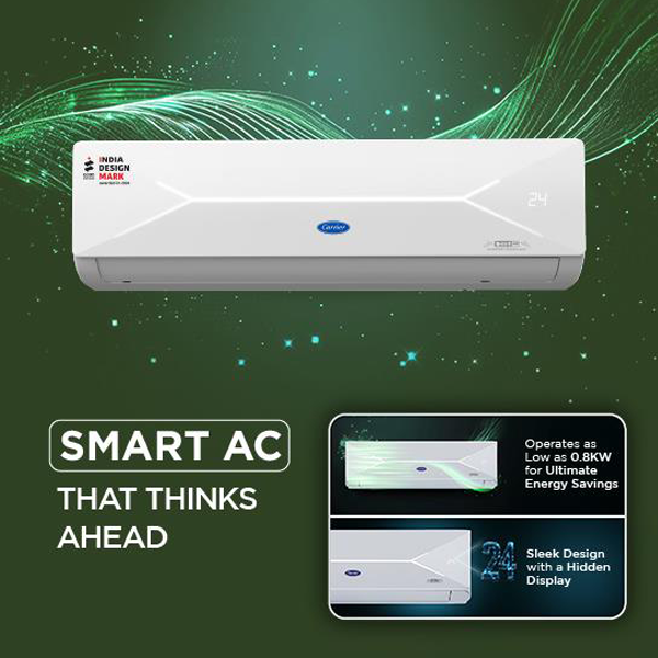 Buy Carrier 2 Ton 5 Star 24K XCEL LUMO Gxi Wi-Fi Split Inverter AC - Vasanth & Co