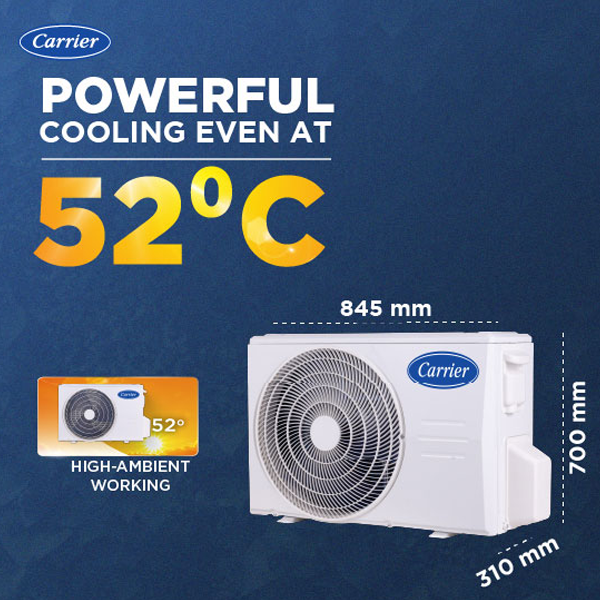 Buy Carrier 1.5 Ton 3 Star 18K INDUS GX Fixed Speed Split AC - Vasanth & Co