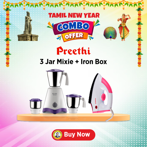 Buy Preethi Crown MG-205 500-Watt Mixer Grinder - Vasanth and co