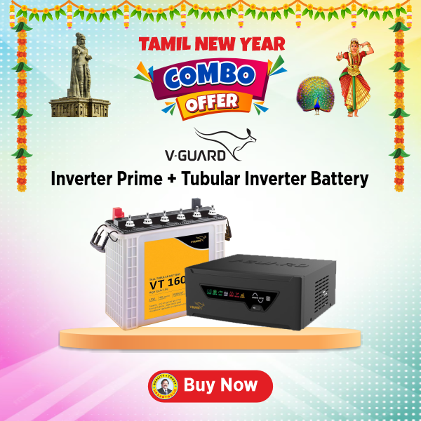 Buy V-Guard Inverter Prime 1250 Online at Best Price - Vasanth & Co