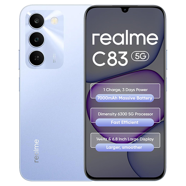 Buy Realme C83 5G (4GB Ram + 128GB) Blooming Purple Mobile Phone - Vasanth and co