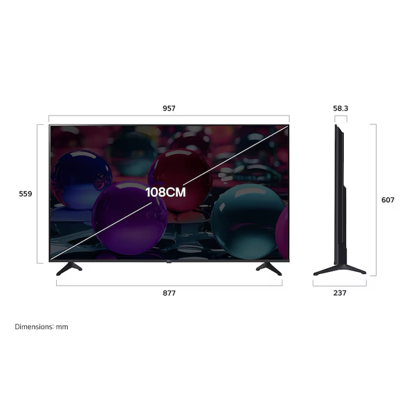 Buy LG 43 Inch 109.22 cm 43UA73506LA UHD AI 4k Smart TV - Vasanth and co