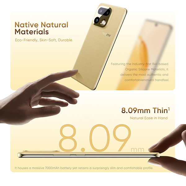 Buy Realme 16 Pro+ 5G (8GB Ram + 256GB) Master Gold Mobile Phone - Vasanth and co