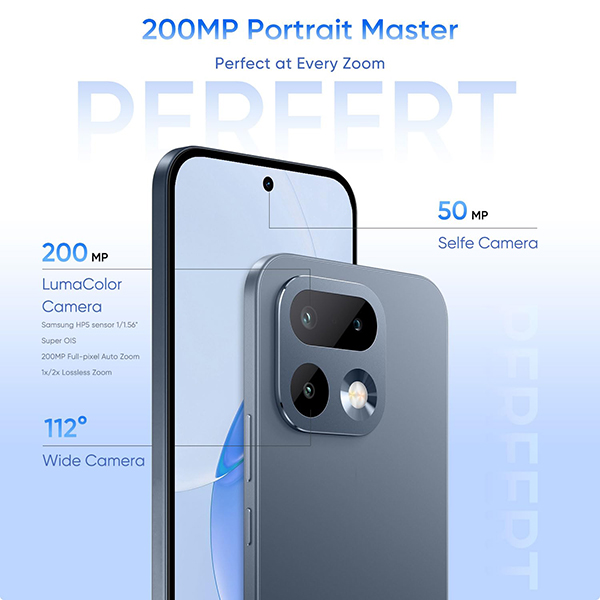 Buy Realme 16 Pro 5G (12GB Ram + 256GB) Pebble Grey Mobile Phone - Vasanth and co