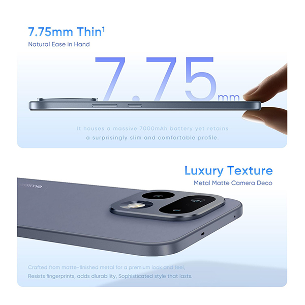 Buy Realme 16 Pro 5G (12GB Ram + 256GB) Pebble Grey Mobile Phone - Vasanth and co