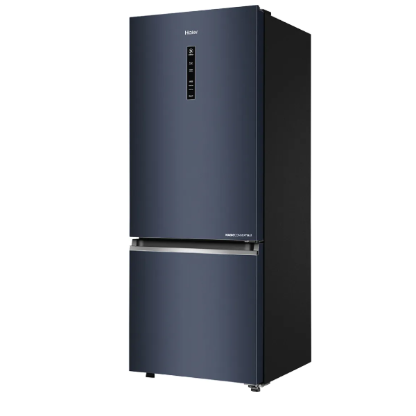 Buy Haier 355L 2 Star HRB-4052BUSA-P Ultramarine Steel Bottom Mount Refrigerator - Vasanth & Co