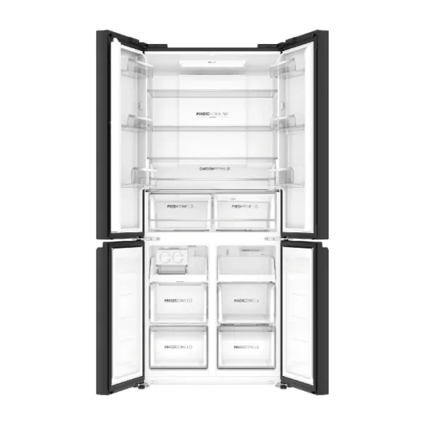 Buy Haier 520L Vogue Lumiere HRB-600PW 4 Door Pearl White Convertable Side by Side Refrigerator - Vasanth & Co