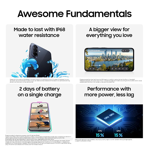 Buy Samsung Galaxy A57 5G 12GB RAM 256GB Awesome Navy Mobile Phone - Vasanth & Co