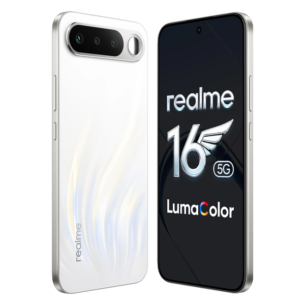 Buy Realme 16 5G 8GB RAM 256GB Air White Mobile Phone - Vasanth & Co