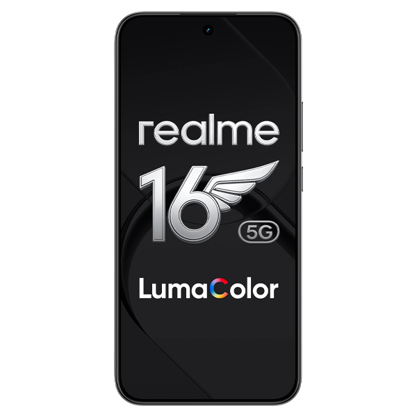 Buy Realme 16 5G 8GB RAM 128GB Air Black Mobile Phone - Vasanth & Co