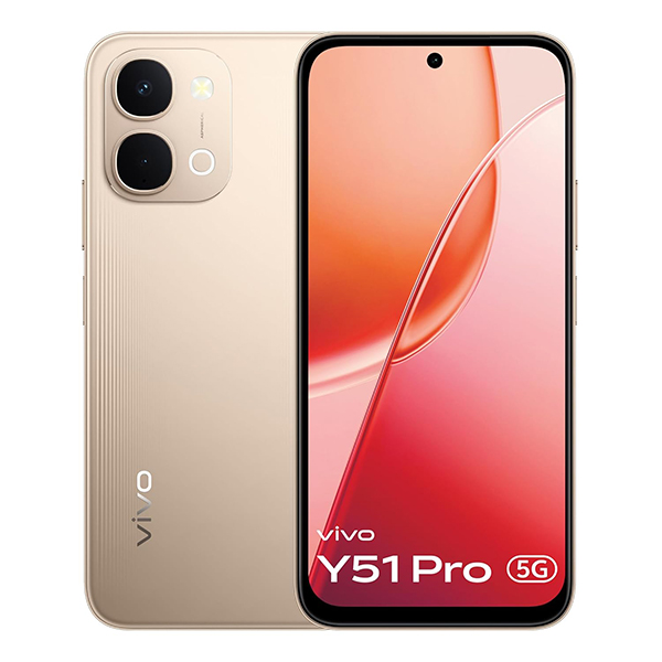 Buy Vivo Y51 Pro 5G 8GB RAM 128GB Noble Gold Mobile Phone - Vasanth & Co