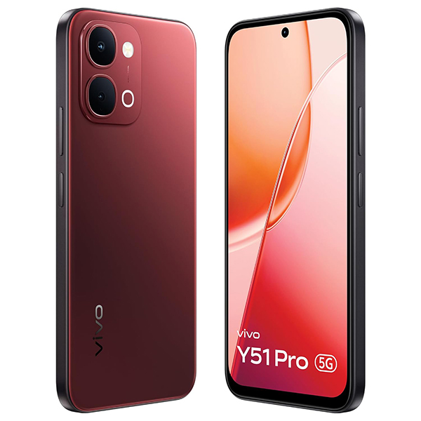 Buy Vivo Y51 Pro 5G 8GB RAM 256GB Festive Red Mobile Phone - Vasanth & Co