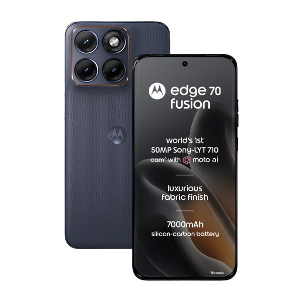 Buy Motorola Edge 70 8GB RAM 128GB Fusion Pantone Silhouette Mobile Phone - Vasanth & Co
