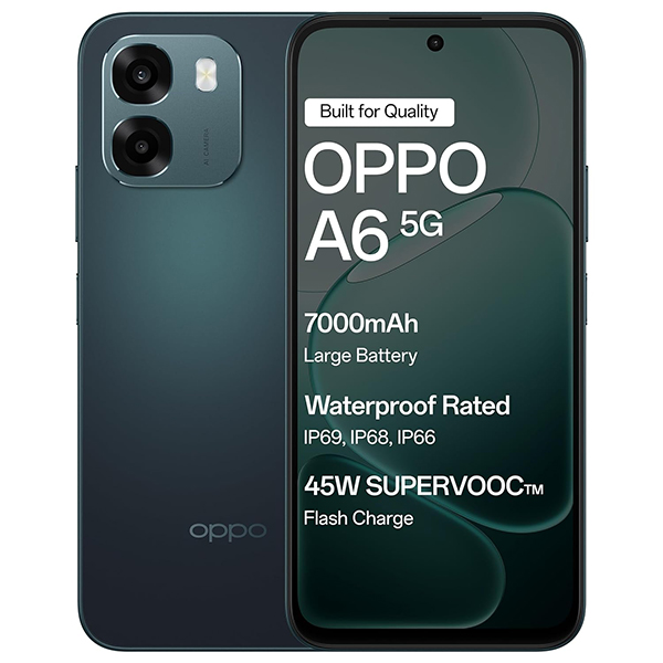 Buy Oppo A6 5G 6GB RAM 256GB Sapphire Blue Mobile Phone - Vasanth & Co