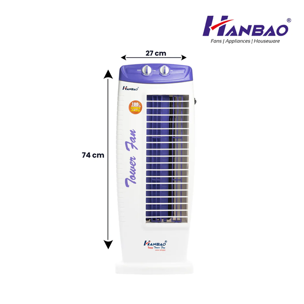 Buy Hanbao Tezz High Air Delivery Tower Fan – Vasanth and Co