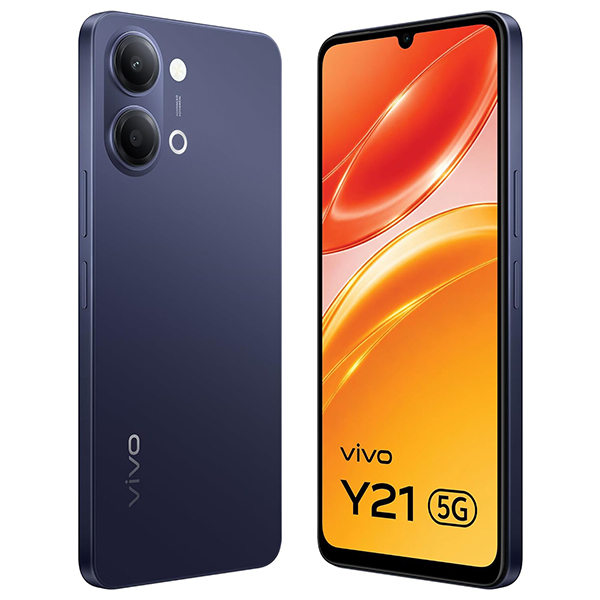 Buy Vivo Y21 5G 6GB RAM 128GB Midnight Blue Mobile Phone - Vasanth & Co