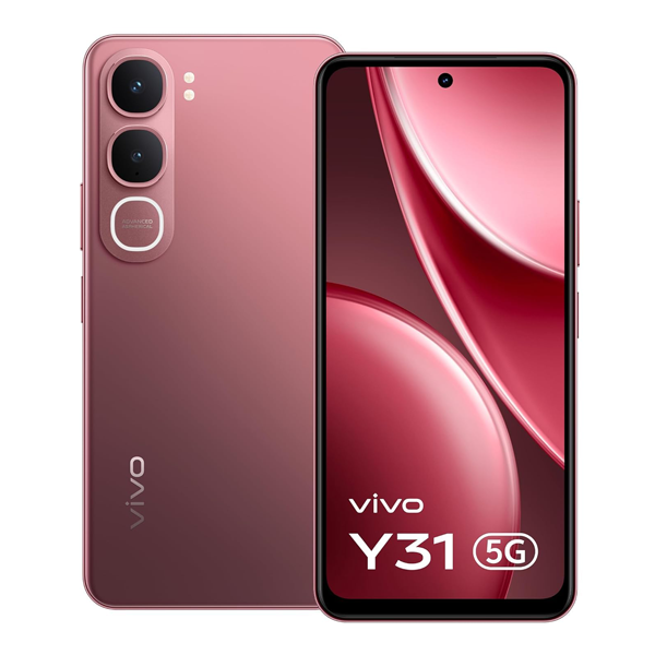 Buy Vivo Y31 5G 6GB RAM 128GB Rose Red Mobile Phone - Vasanth & Co