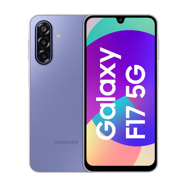 Buy Samsung F17 5G 4GB RAM 128GB Violet Purple Mobile Phone - Vasanth & Co