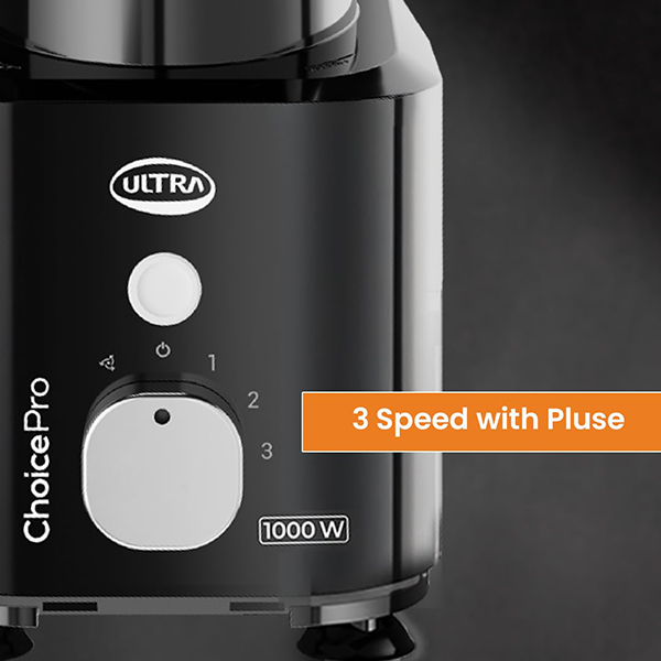 Buy Ultra Choice Pro 1000W Black Mixer Grinder - Vasanth & Co