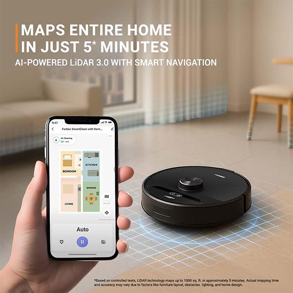 Buy Eureka Forbes SmartClean Auto Bin S2 High Suction Robotic Vacuum Cleaner - Vasanth & Co