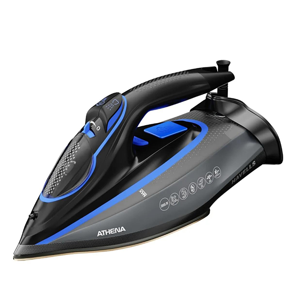 Buy Havells 3000 W Athena Modern Black Blue Steam Iron Box - Vasanth & Co