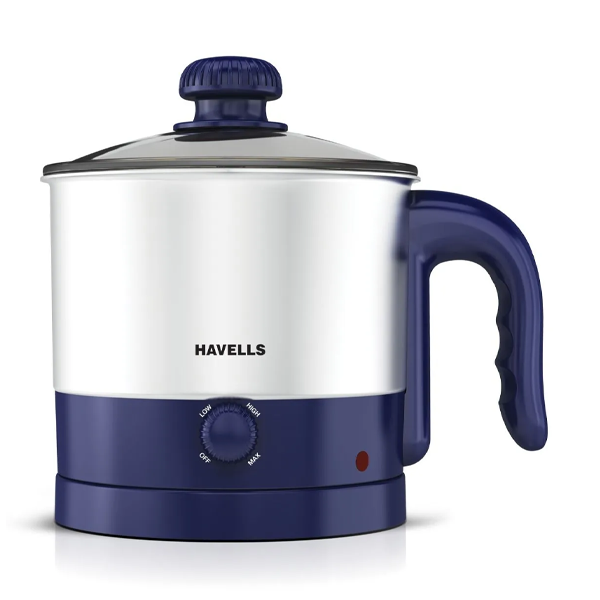 Buy Havells 600 W 1.2 L Blue Steamor Multicook Kettle - Vasanth & Co