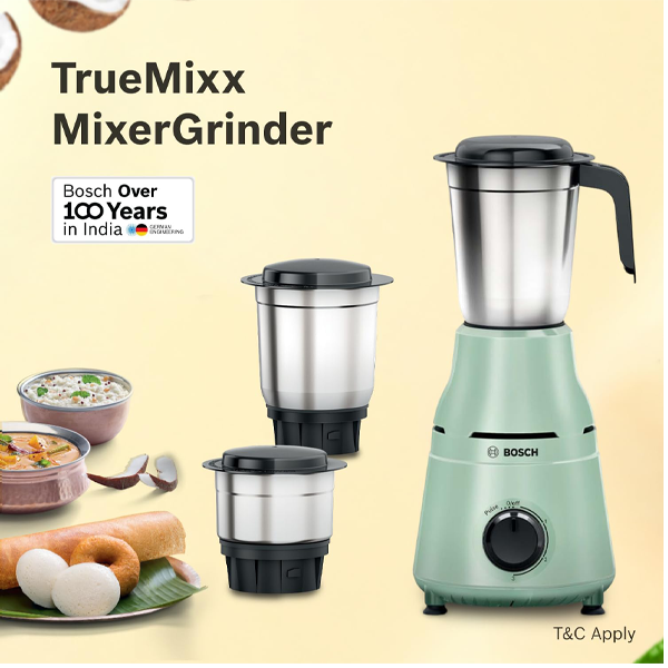 Buy Bosch 750 W 3 Jar MG4413C4GI Mixer Grinder - Vasanth & Co