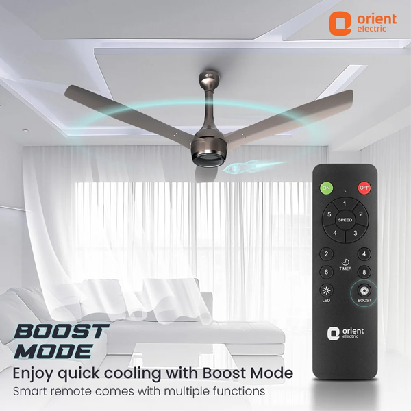 Buy Orient 1200MM Aeon Antidust BLDC Magma Grey Ceiling Fan - Vasanth & Co