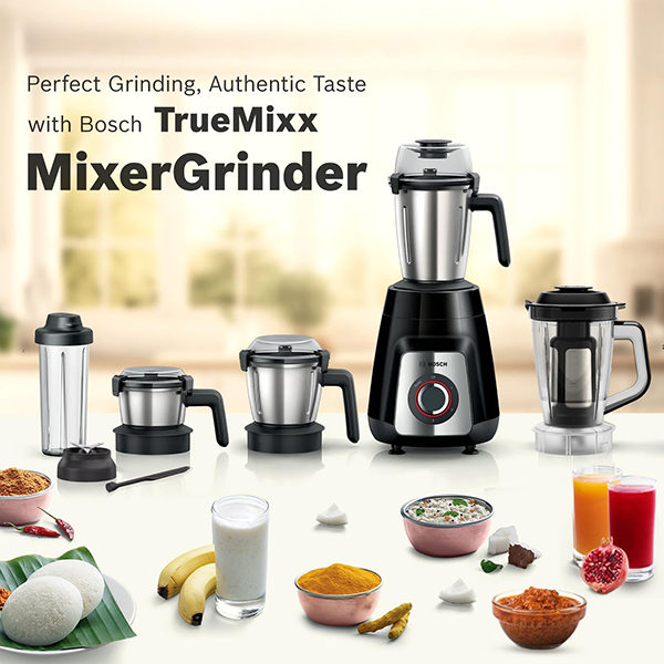 Buy Bosch 1100W TrueMixx Pro MG8915A1KI Mixer Grinder - Vasanth & Co