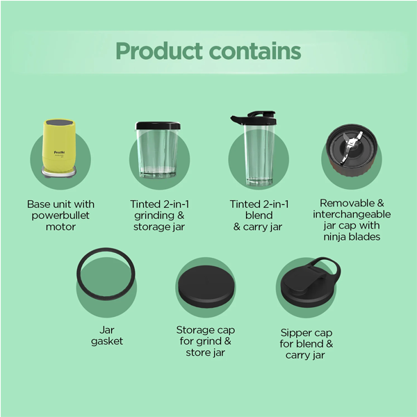 Buy Preethi 300W 2 Jars Miniblend Pro Juicer & Blender - Vasanth & Co
