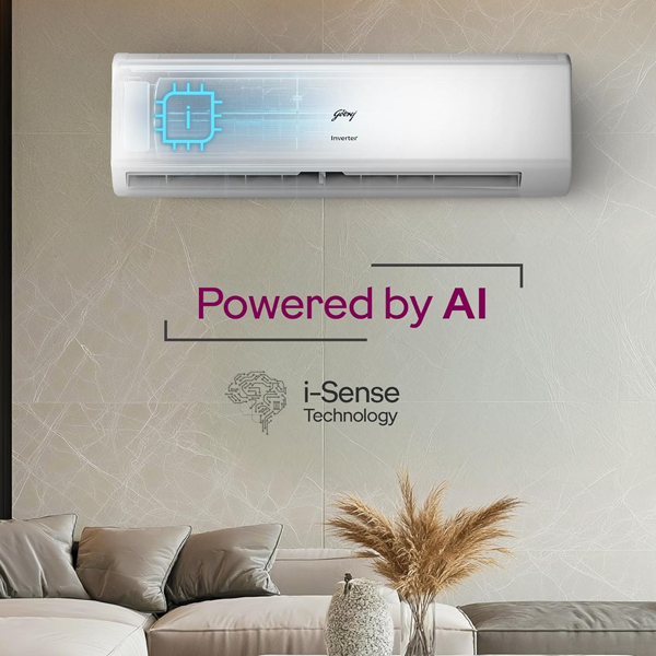 Buy Godrej 1.5 Ton 5 Star TR HIC 18J5TG WA White Inverter Split Air Conditioner - Vasanth & Co