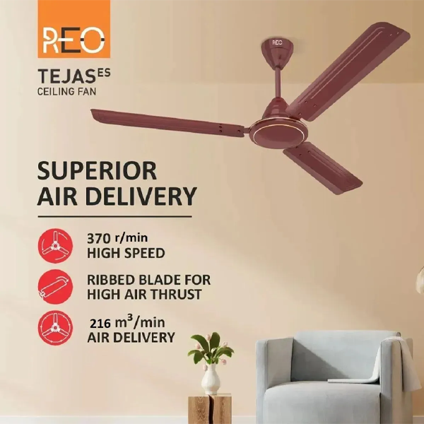 Buy Havells Tejas 1200mm ES Brown Ceiling Fan - Vasanth & Co