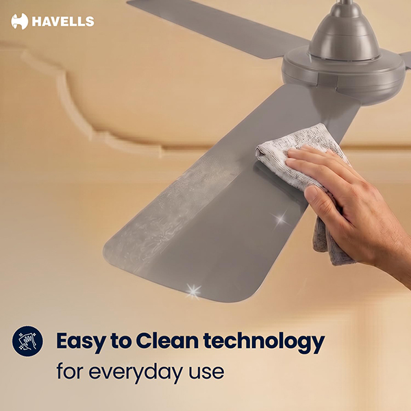 Buy Havells Thrill Decor 1200mm ES Stone Grey Ceiling Fan - Vasanth & Co