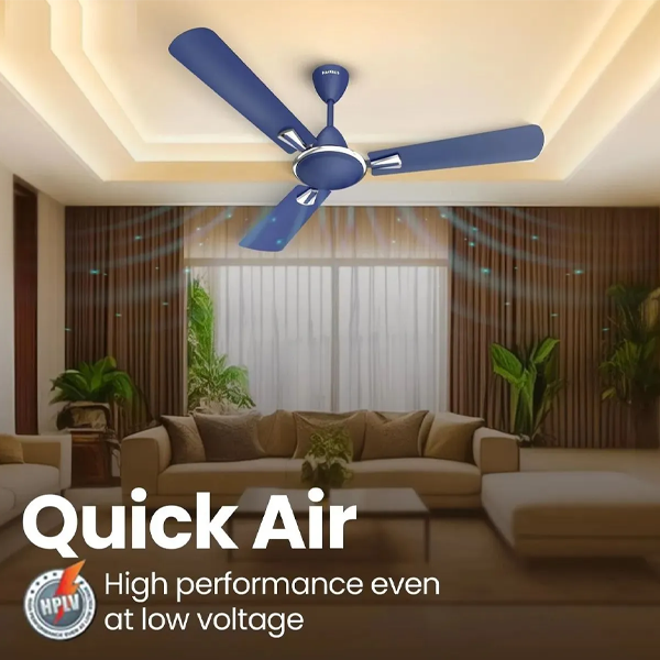 Buy Havells Quickair Neo 1200mm Matt Blue HS Ceiling Fan - Vasanth & Co