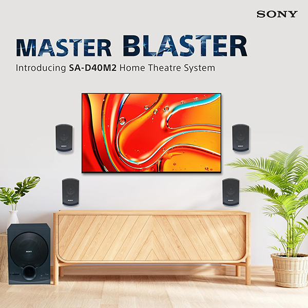 Buy Sony 4.1 inch 100W SA-D40M2 Powerful Home Theatre System - Vasanth & Co