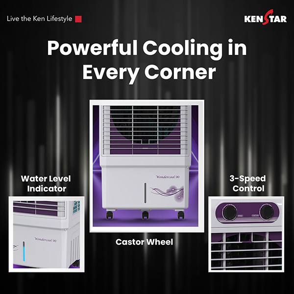 Buy Kenstar 90 L Wondercool HC 90 Desert Air Cooler - Vasanth & Co