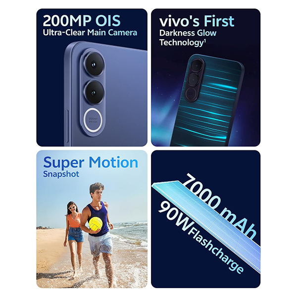 Buy Vivo V70 FE 5G 8GB RAM 128GB Monsoon Blue Mobile Phone - Vasanth & Co