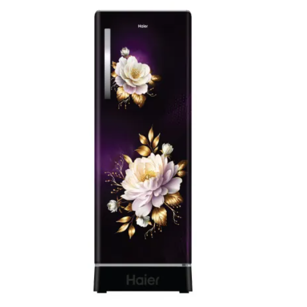 Buy Haier 215L 5 Star HRD-2365PPFA-N Purple Freesia Single Door Refrigerator - Vasanth & Co
