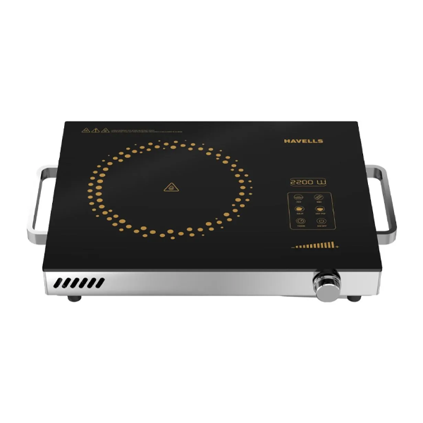 Buy Havells 2200 W TC22 GLO Black Infrared Cooktop - Vasanth & Co