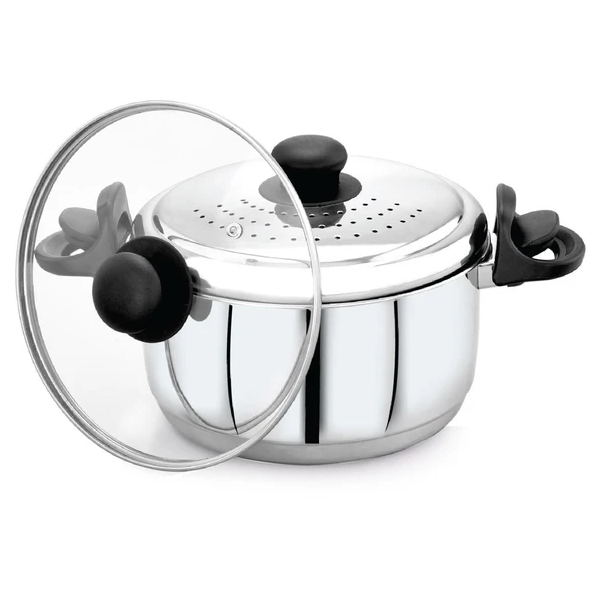 Buy Sowbhagya 4 L Ultima Strainer Cum Cook Pot - Vasanth & Co