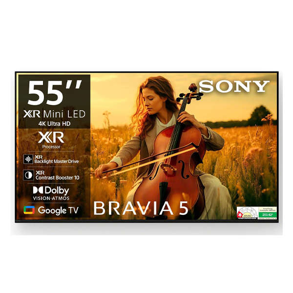 Buy Sony 55 Inch 139 cm Bravia 5 Series K-55XR55A 4K Ultra HD Smart Mini LED Google TV - Vasanth & Co
