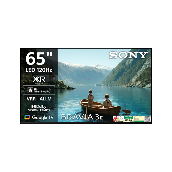 Buy Sony 65 Inch 164 cm Bravia 3II AI XR K-65XR35M2 Black 4K 120HZ Ultra HD Smart LED Google TV - Vasanth & Co