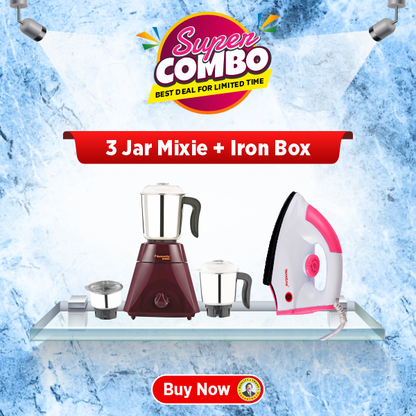 Butterfly Rhino 500W Mixer Grinder TN 3 Jar | Powerful Kitchen Appliance