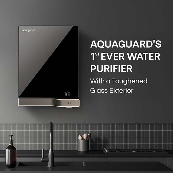 Buy Eureka Forbes Aquaguard Slim Glass 9-Stage RO+UV Water Purifier - Vasanth & Co