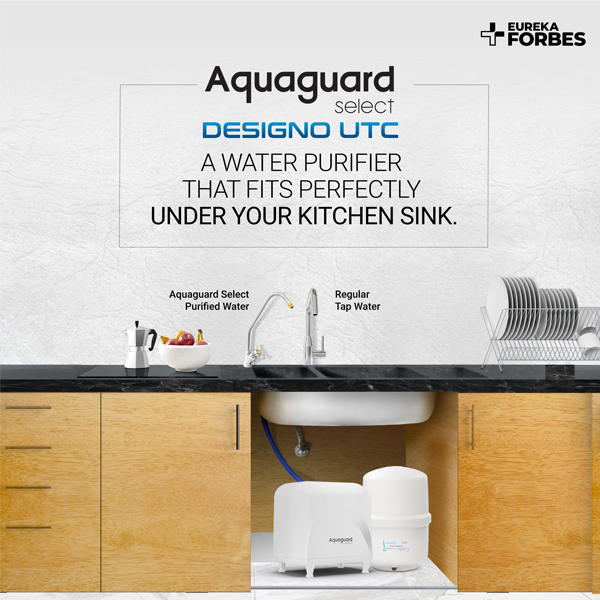 Buy Eureka Forbes Aquaguard Select Designo 8 L UTC RO+UV+MTDS Control Water Purifier - Vasanth & Co